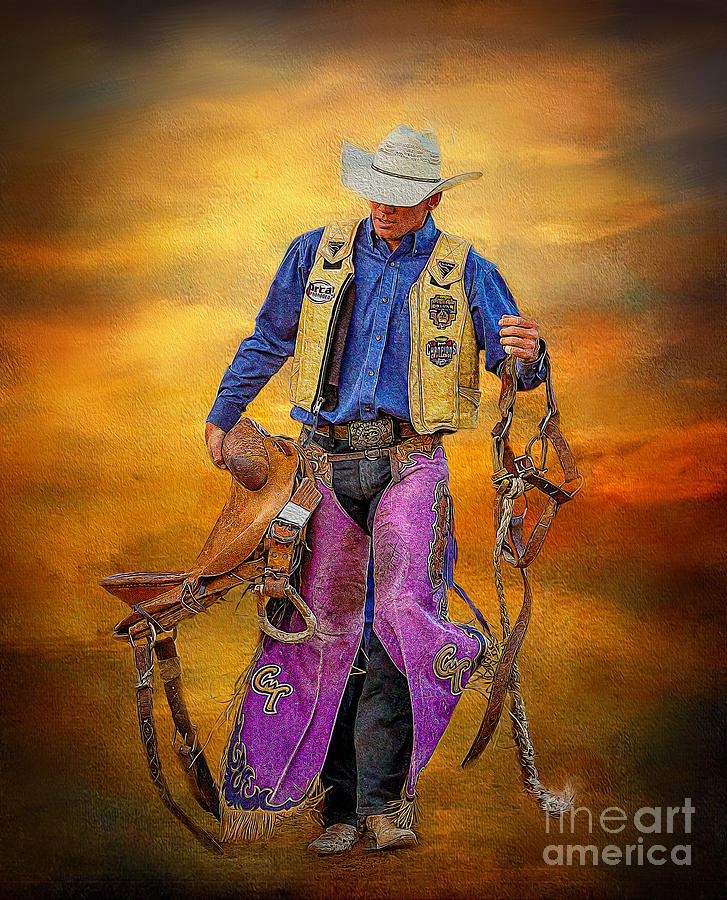 Bronc Rider Photograph by Ozana Sturgeon | Fine Art America