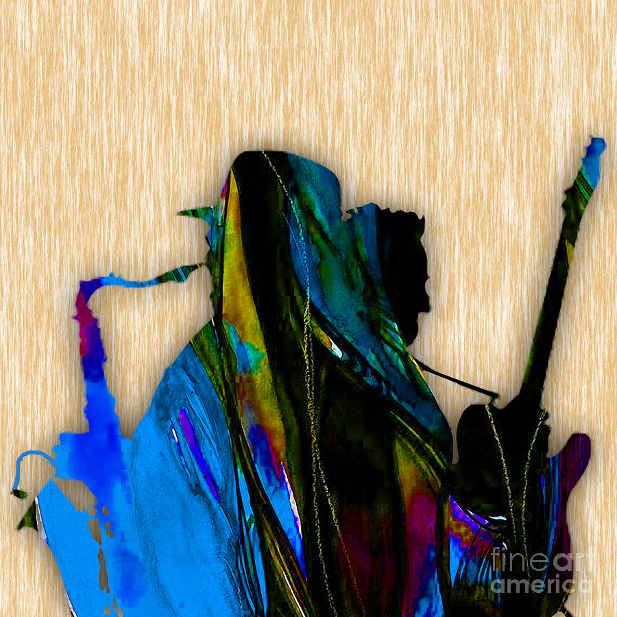 Clarence Clemons Mixed Media - Bruce Springsteen and Clarence Clemons by Marvin Blaine Clarence Clemons Mixed Media - Bruce Springsteen and Clarence Clemons by Marvin Blaine
