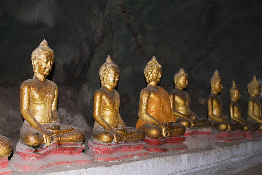 Buddha at Khao Bandai It Caves #3 Digital Art by Carol Ailles