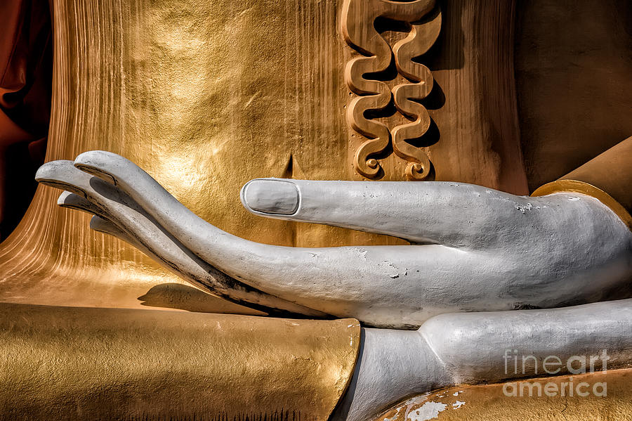 Buddha Photograph - Buddha Hand #4 by Adrian Evans
