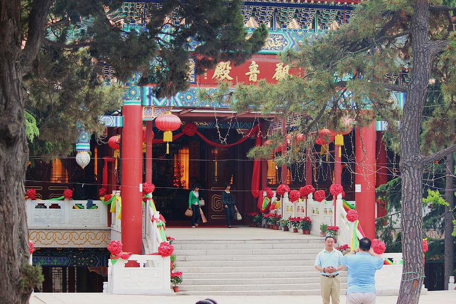 Buddhist Temple Qingdao China 2012 Photograph by Michael C Crane