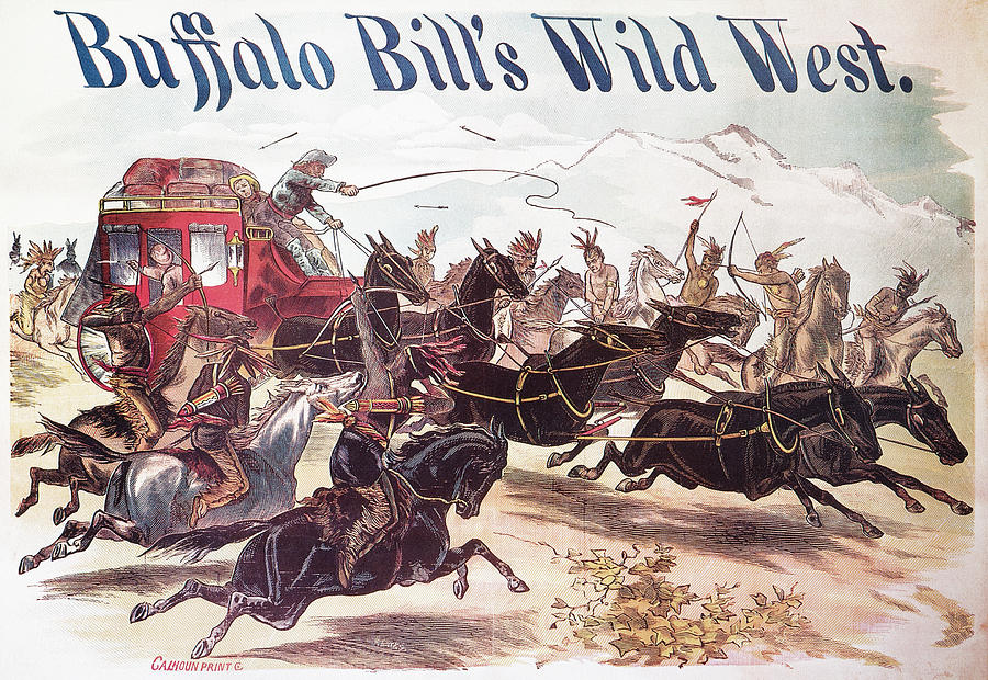 Buffalo Bill Poster, 1893 #3 Painting by Granger