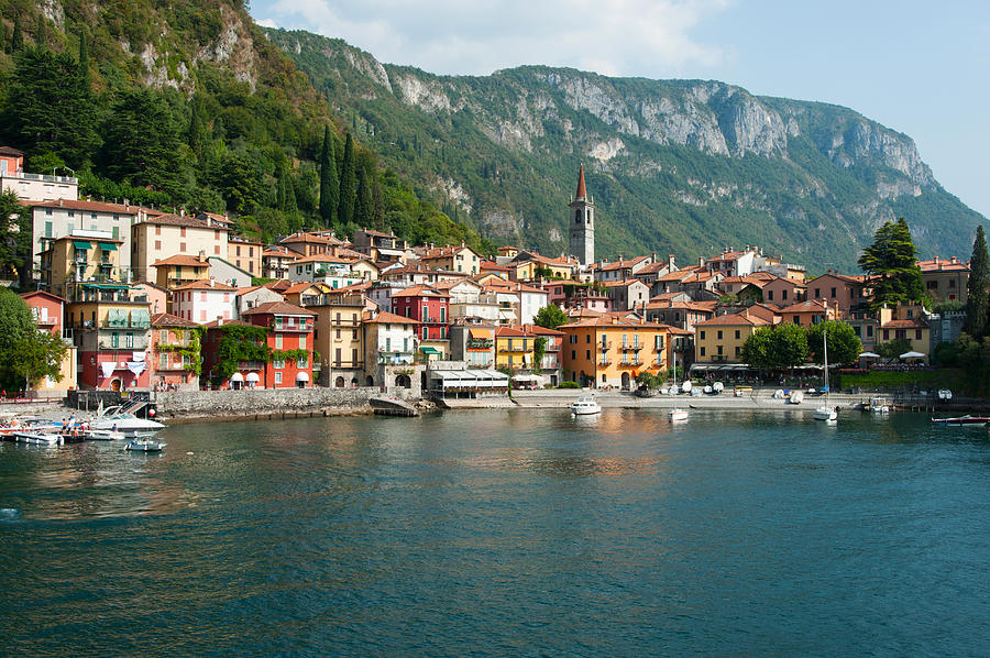 Buildings In A Town At The Waterfront Photograph by Panoramic Images ...