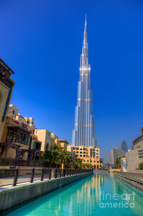 Architecture Photograph - Burj Khalifa Dubai #3 by Fototrav Print