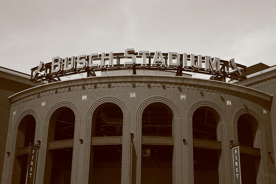 Architecture Photograph - Busch Stadium - St. Louis Cardinals #3 by Frank Romeo