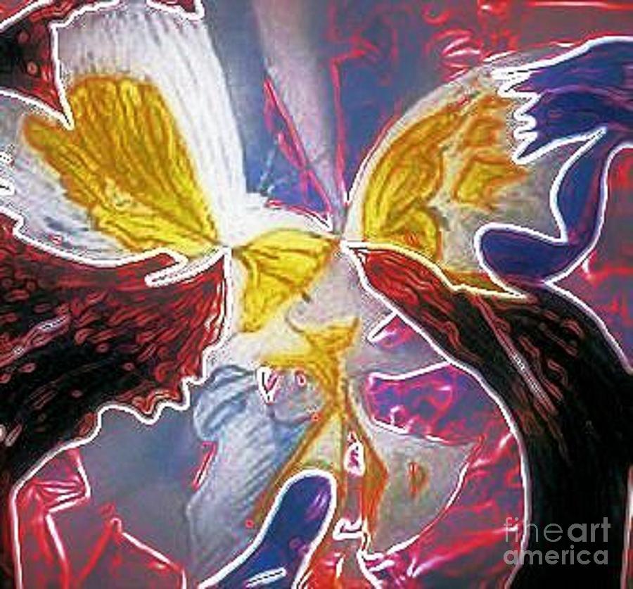 Butterfly series #3 Painting by Duygu Kivanc