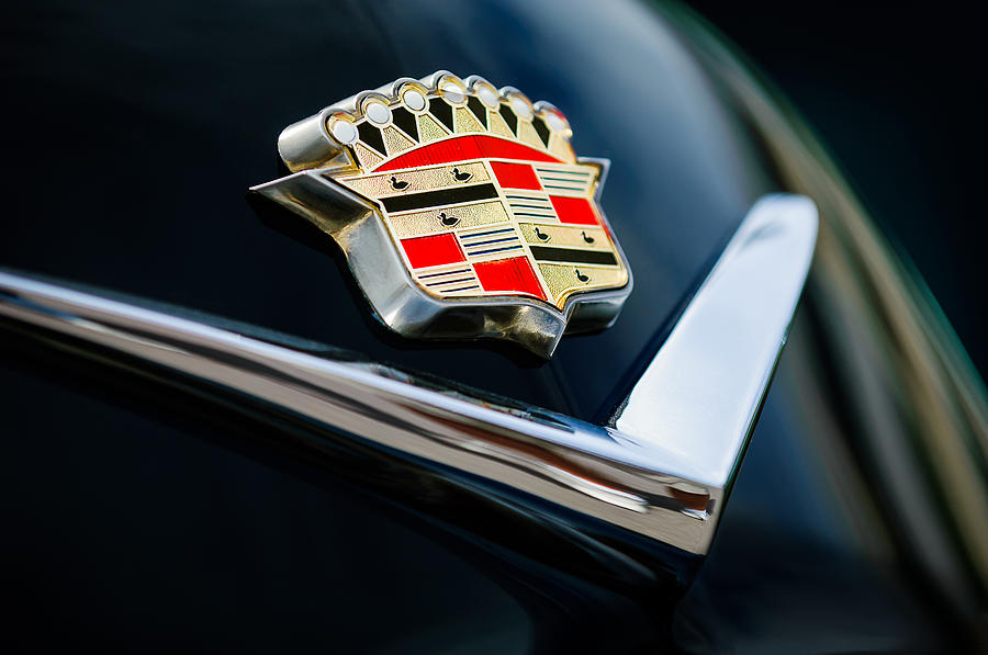Cadillac Emblem Photograph by Jill Reger