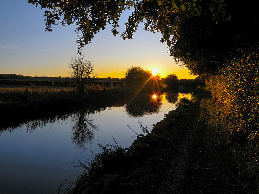 Canal Sunset #3 Photograph by Mark Llewellyn