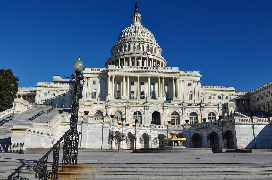 Capitol Hill Building In Washington Dc Photograph by Brandon Bourdages