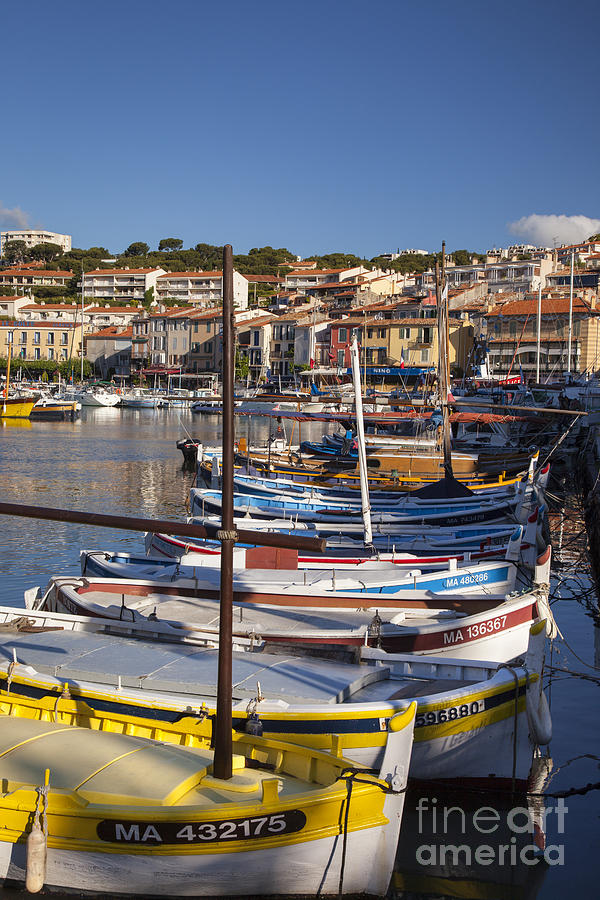 Cassis Boats - Provence France Photograph by Brian Jannsen