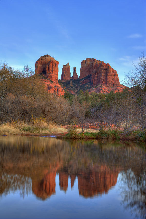 Cathedral Rocks in Sedona #3 Photograph by Alan Vance Ley