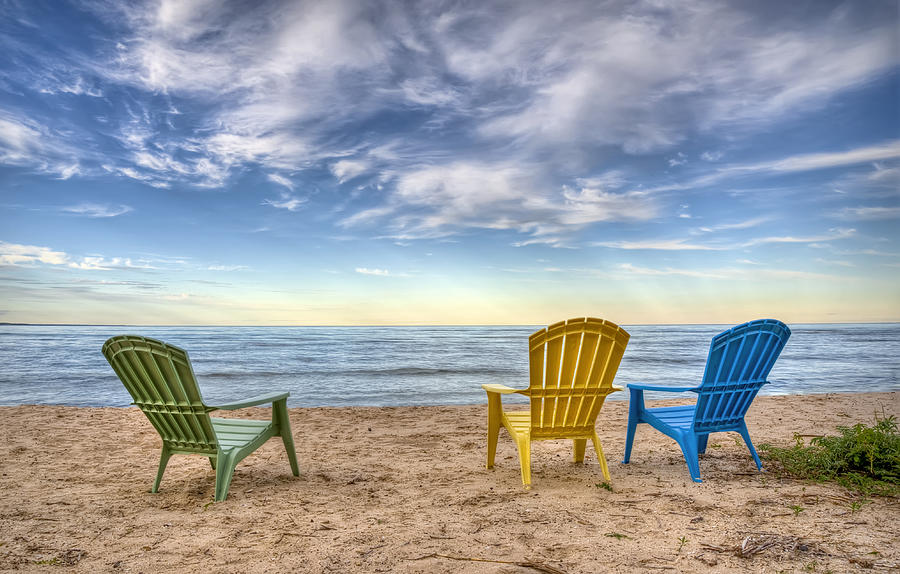 3 Chairs Photograph by Scott Norris