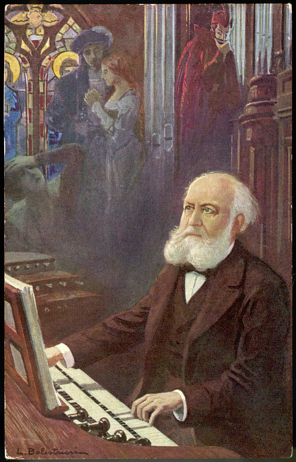 Musician Drawing - Charles Gounod  French Musician And #3 by Mary Evans Picture Library