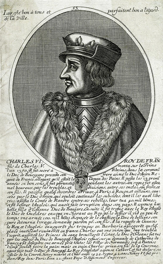 Charles Vi Le Bien-aime ('the Drawing By Mary Evans Picture Library