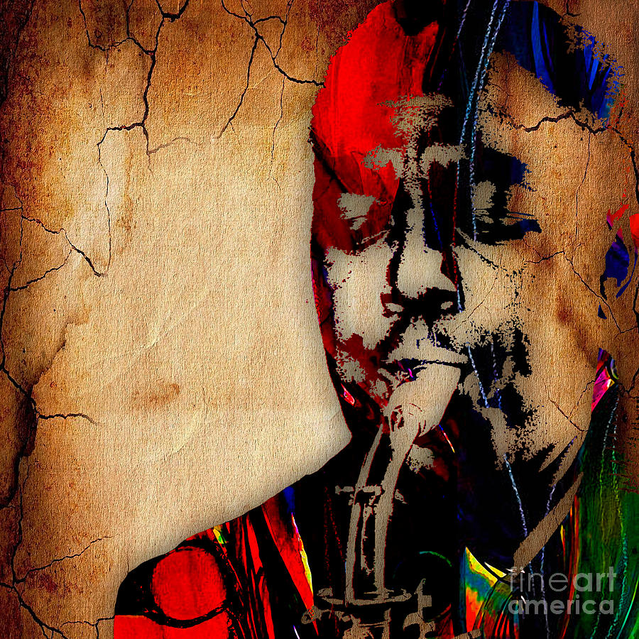 Jazz Mixed Media - Charlie Parker Collection #3 by Marvin Blaine