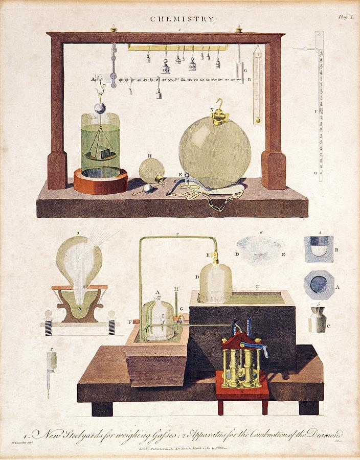 Device Photograph - Chemistry equipment, early 19th century #3 by Science Photo Library