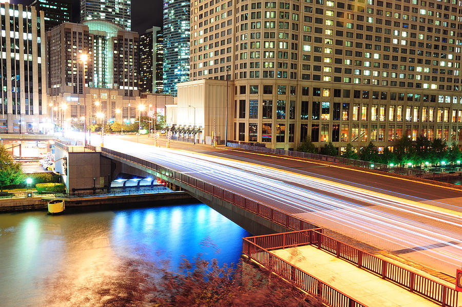 Chicago River Walk #3 Photograph by Songquan Deng