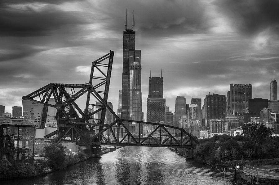 Chicago Photograph - Chicago Skyline #3 by Mike Burgquist