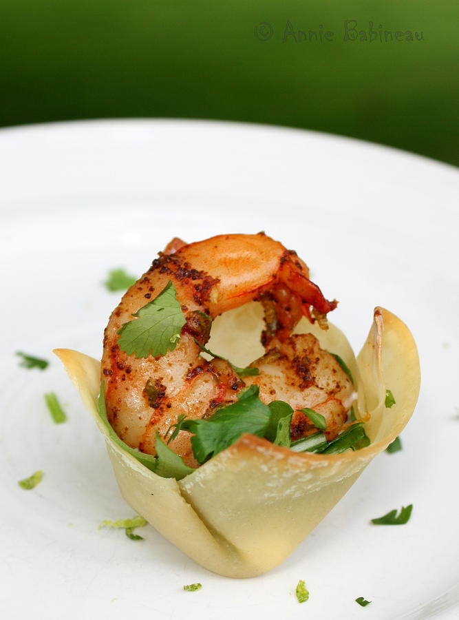 Chili Lime Shrimp Cups Photograph By Annie Babineau