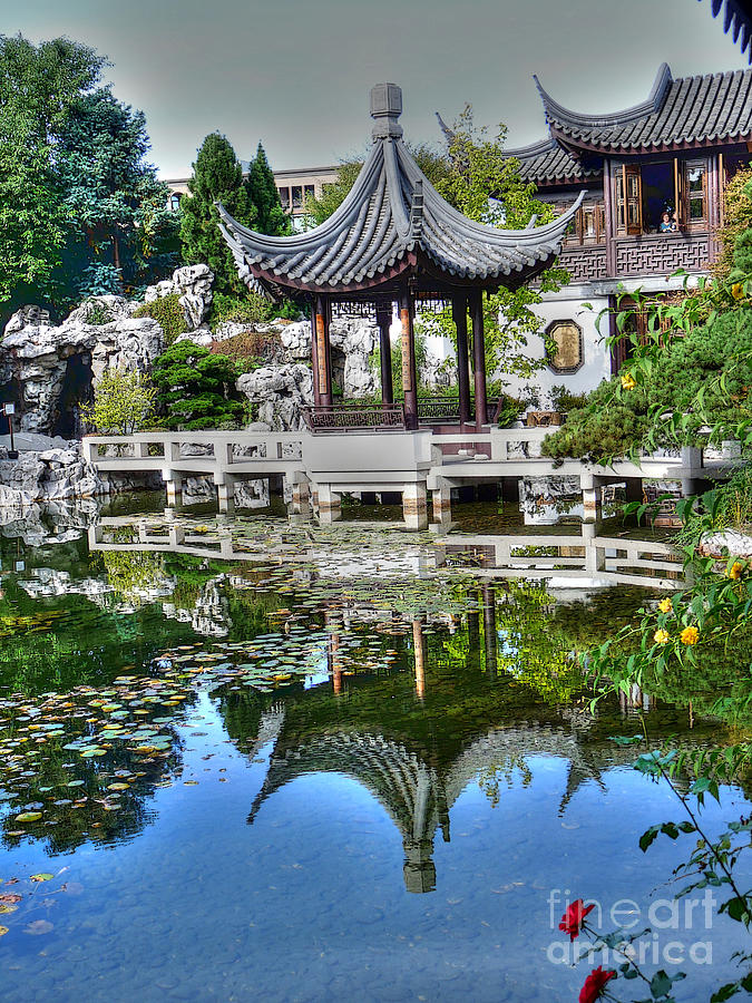 China Garden #3 Photograph by David Bearden