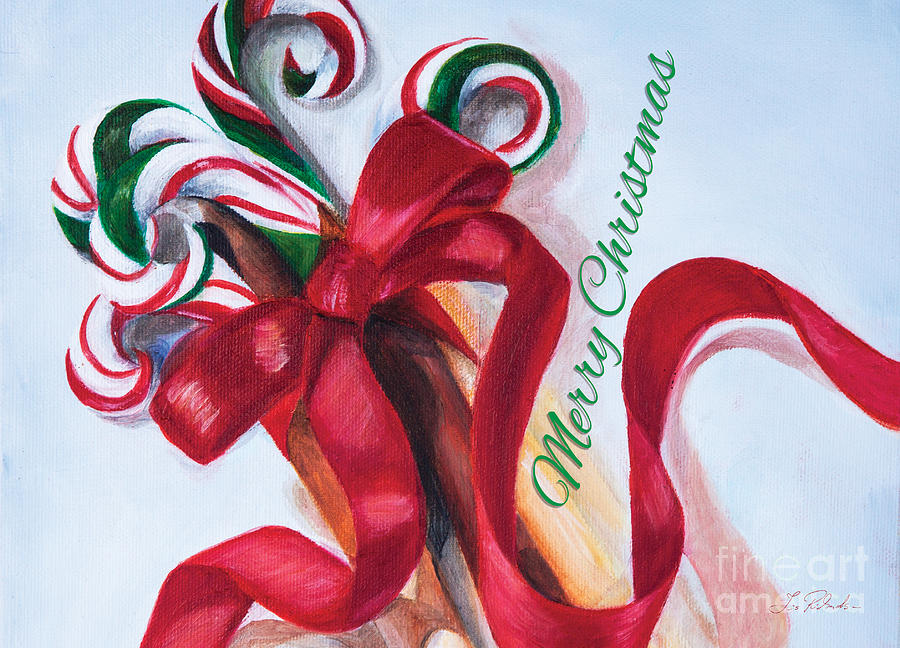 Candy Photograph - Christmas Candycanes #2 by Iris Richardson