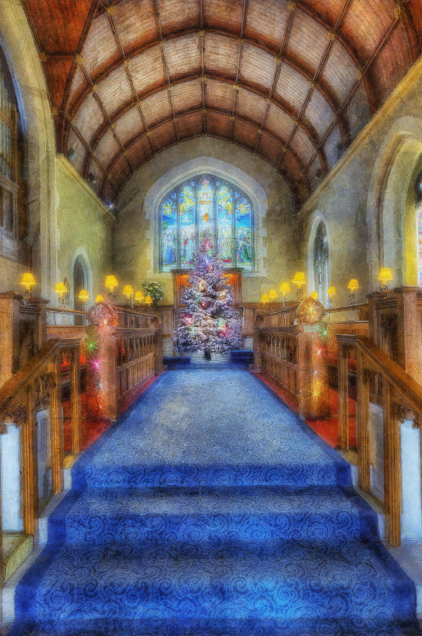 Church at Christmas #3 Photograph by Ian Mitchell