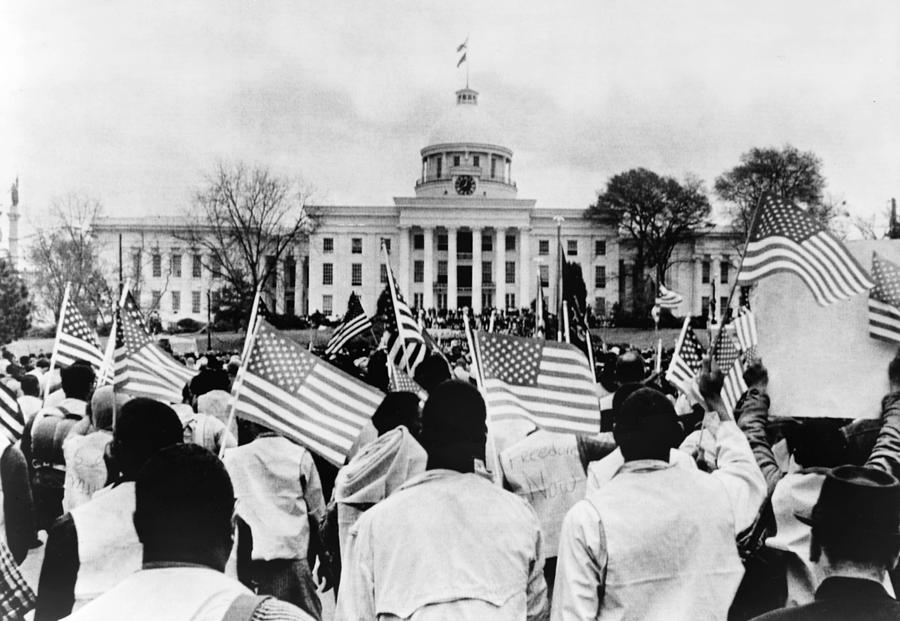 Civil Rights March, 1965 Photograph by Granger