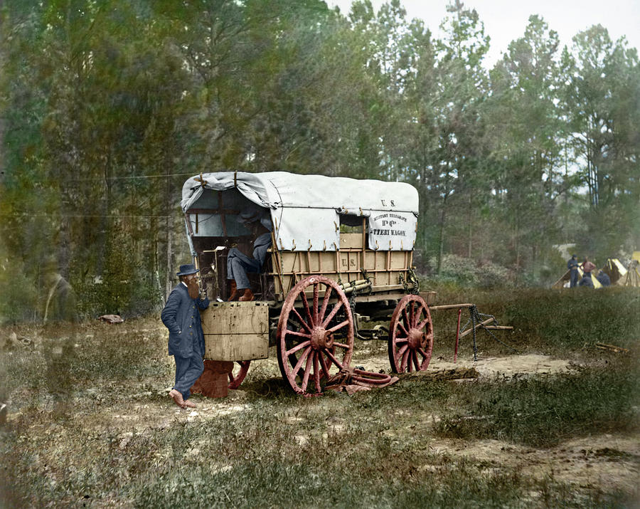 Civil War Telegraph Photograph By Granger Pixels