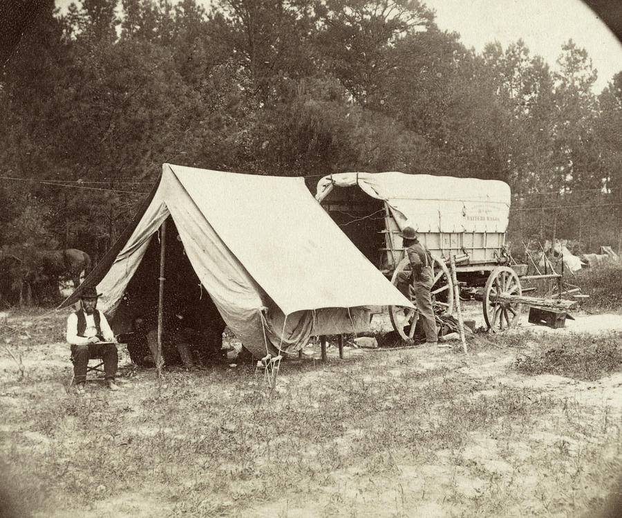 Battery Photograph - Civil War Telegraph Corps #3 by Granger