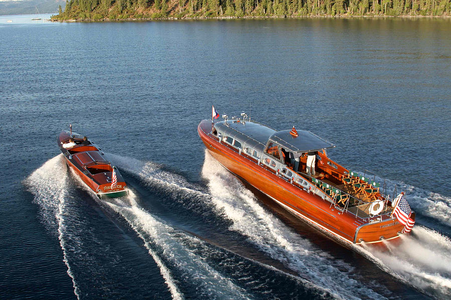 Classic Mahogany Runabouts #4 Photograph by Steven Lapkin