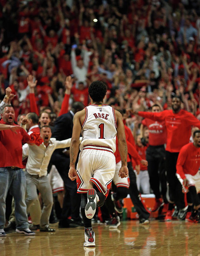 Derrick Rose Photograph - Cleveland Cavaliers V Chicago Bulls - #3 by Jonathan Daniel