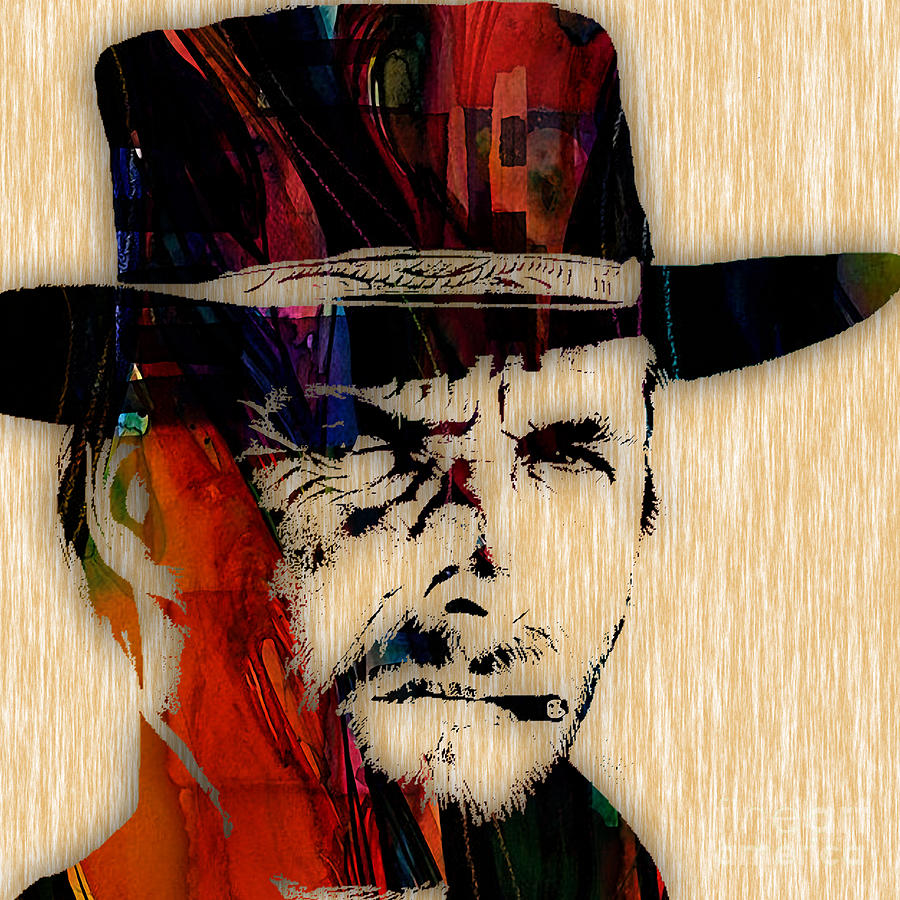 Clint Eastwood Collection #12 Mixed Media by Marvin Blaine