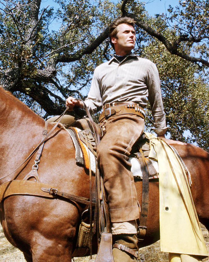 Clint Eastwood in Rawhide  #3 Photograph by Silver Screen