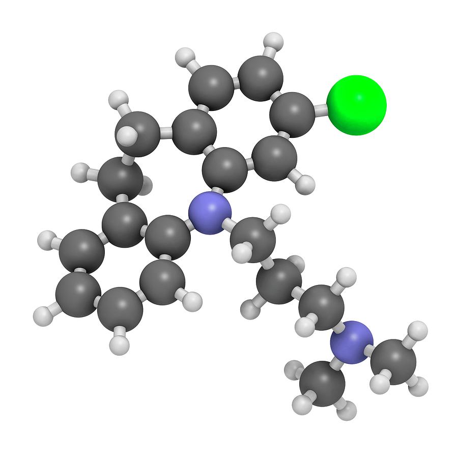 Clomipramine Tricyclic Antidepressant #3 Photograph by Molekuul