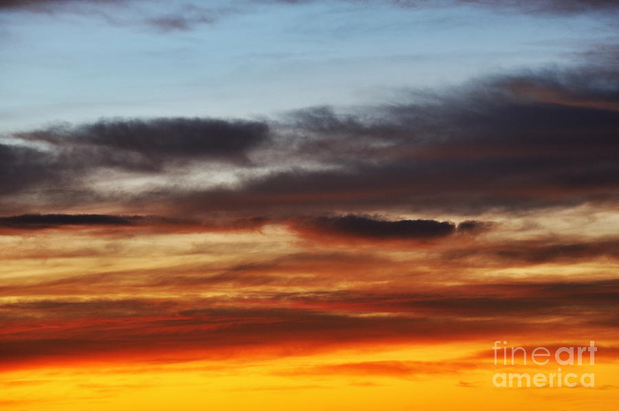 Nature Photograph - Cloudscape at sunrise #3 by Sami Sarkis