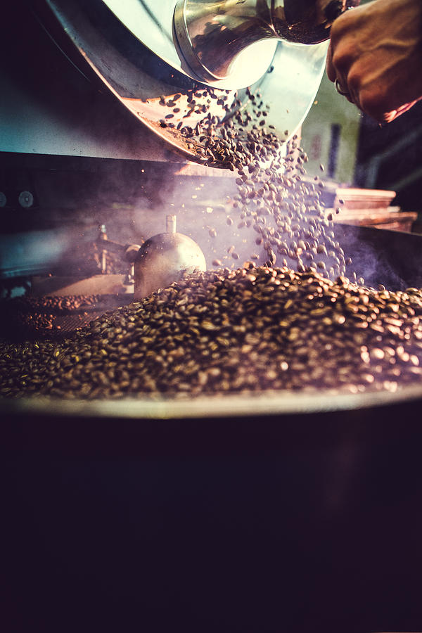 Coffee Roaster in Action #3 Photograph by RyanJLane