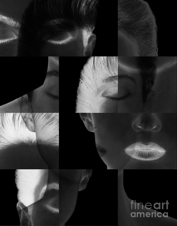 Collage Of A Womans Face #3 Photograph by Dennis Potokar