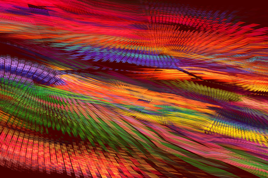 Colorful Psychedelic Abstract Fractal Art #3 Photograph by Keith Webber Jr