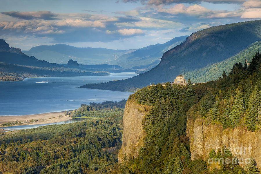 Columbia River Gorge View Photograph by Brian Jannsen