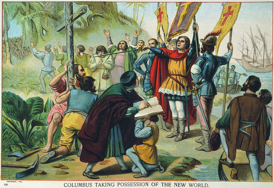 Columbus New World, 1492 #3 Painting by Granger Columbus New World, 1492 #3 Painting by Granger