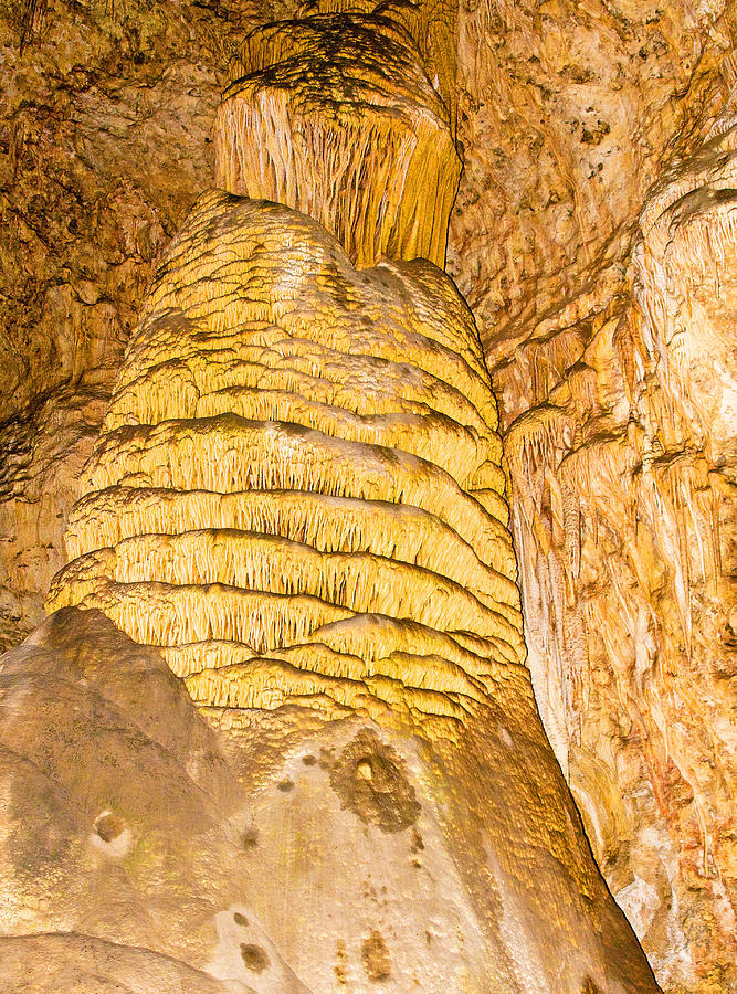 Column Formation In Carlsbad Caverns #3 Photograph by Millard H. Sharp Column Formation In Carlsbad Caverns #3 Photograph by Millard H. Sharp