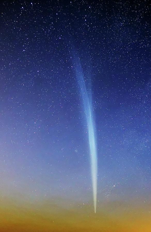 Space Photograph - Comet Lovejoy #3 by Luis Argerich