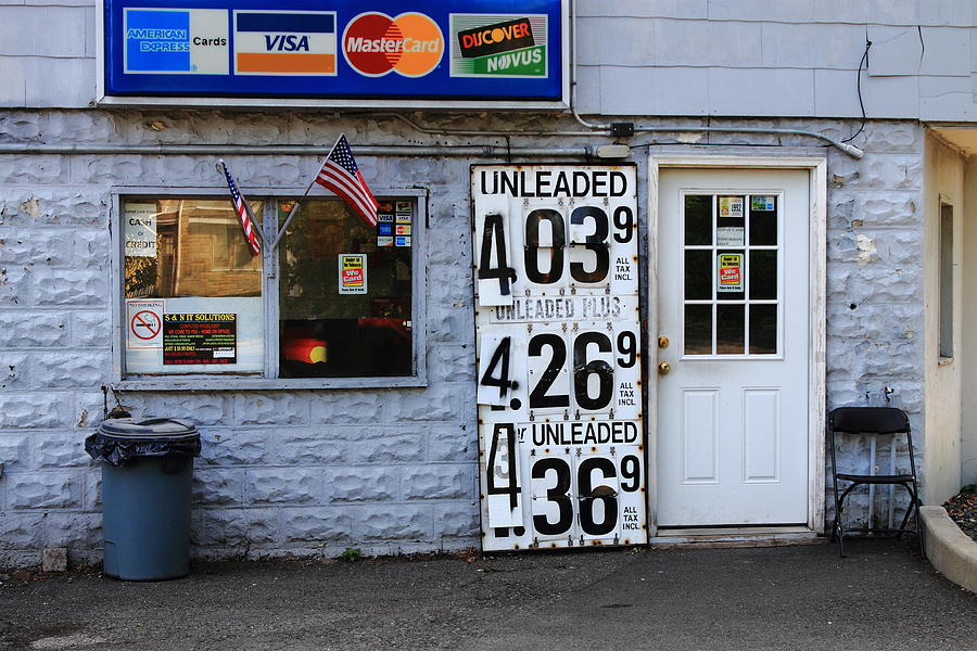 Congers New York - Gas Station Photograph by Frank Romeo - Fine Art America