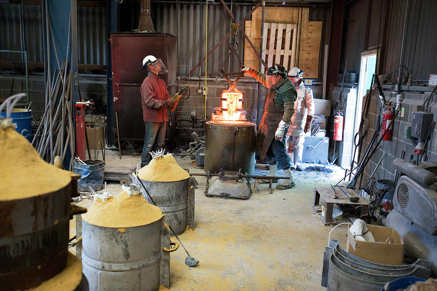 Copper Foundry #3 Photograph by Adam Hart-davis/science Photo Library