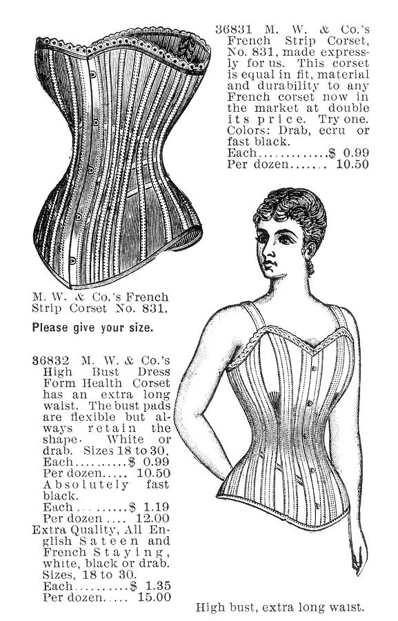 Corset Advertisement, 1895 Painting by Granger - Pixels