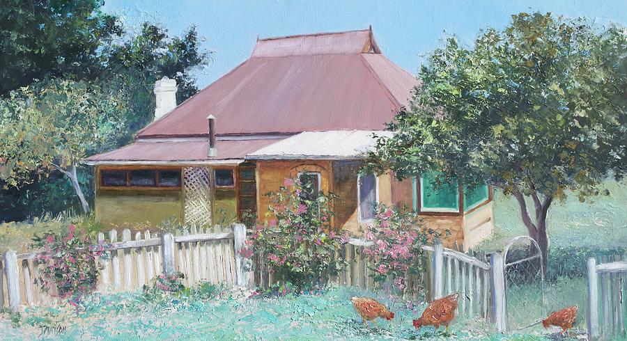 Country Cottage #1 Painting by Jan Matson Country Cottage #1 Painting by Jan Matson