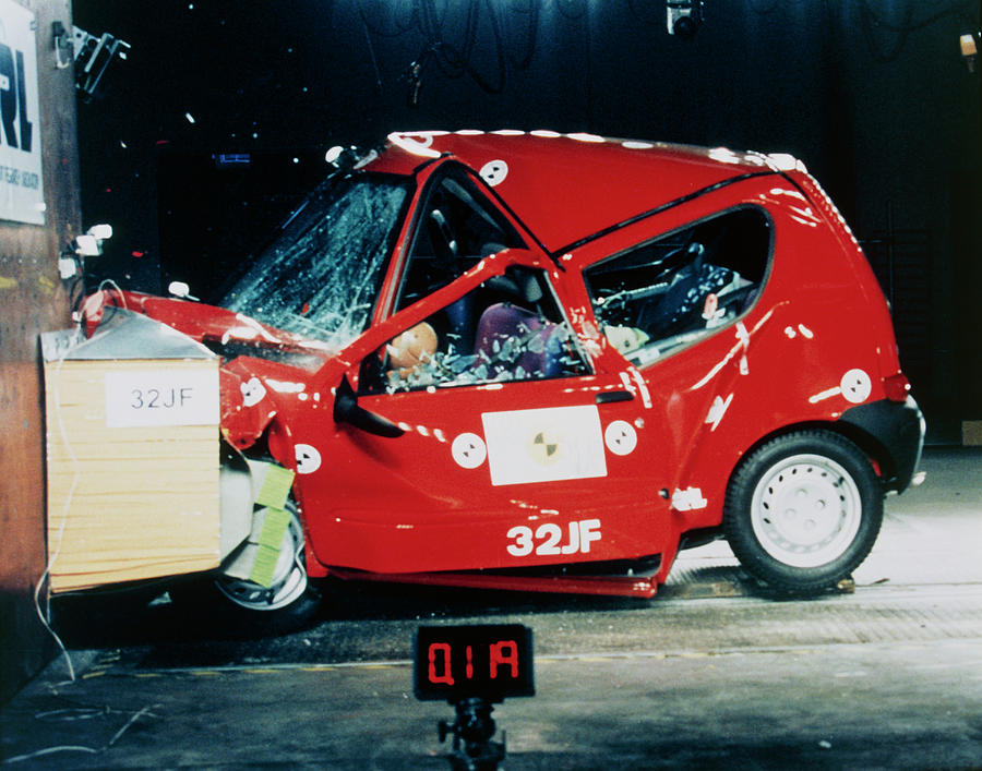 Crash Testing #3 Photograph by Trl Ltd./science Photo Library