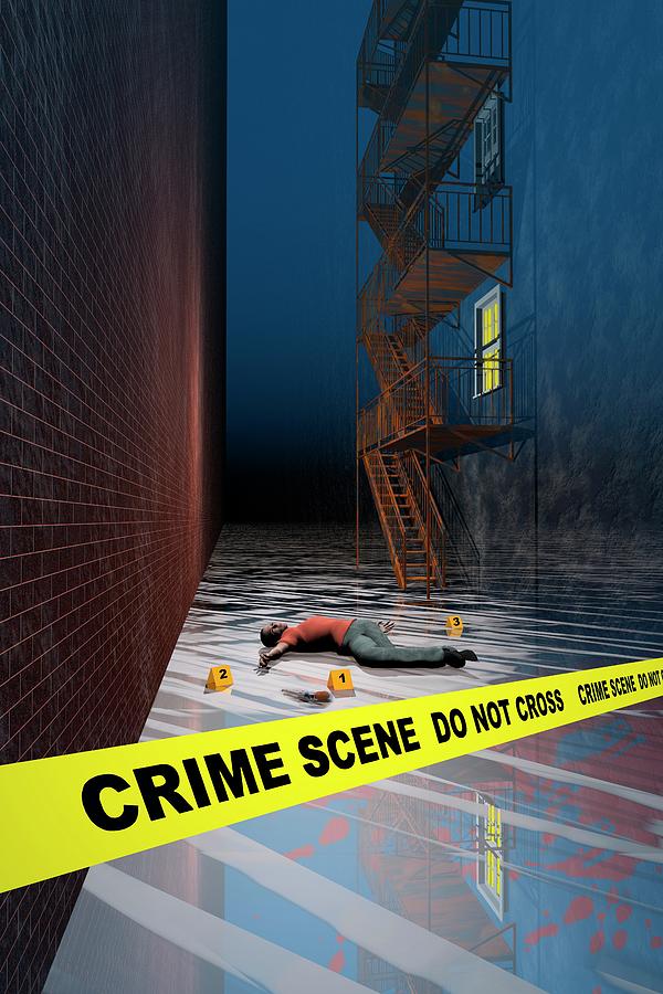 Crime Scene #3 Photograph by Science Photo Library Crime Scene #3 Photograph by Science Photo Library
