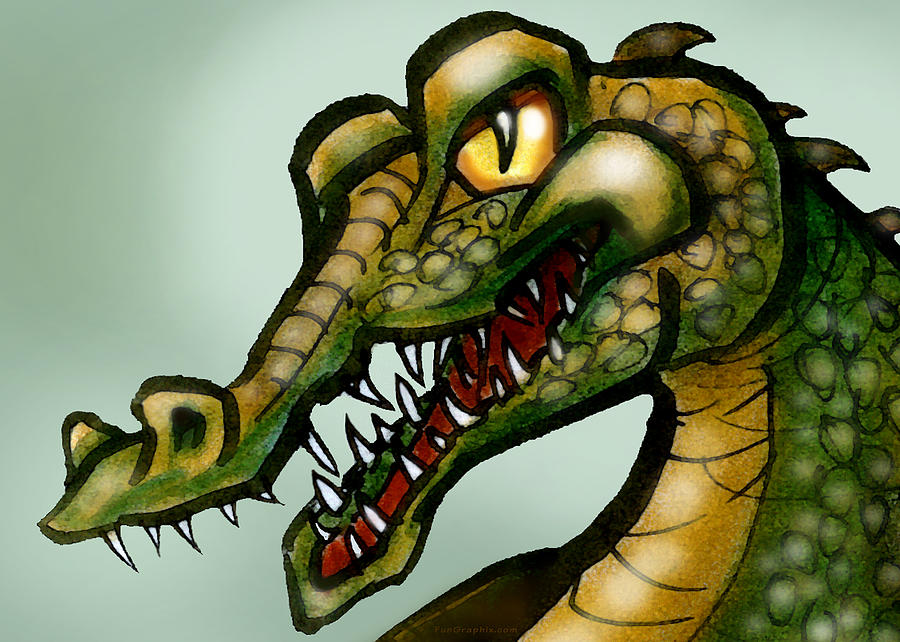 Crocodile Painting