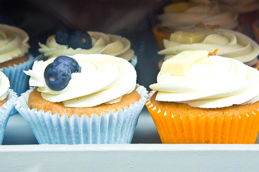 Cake Photograph - Cupcakes #3 by Tom Gowanlock